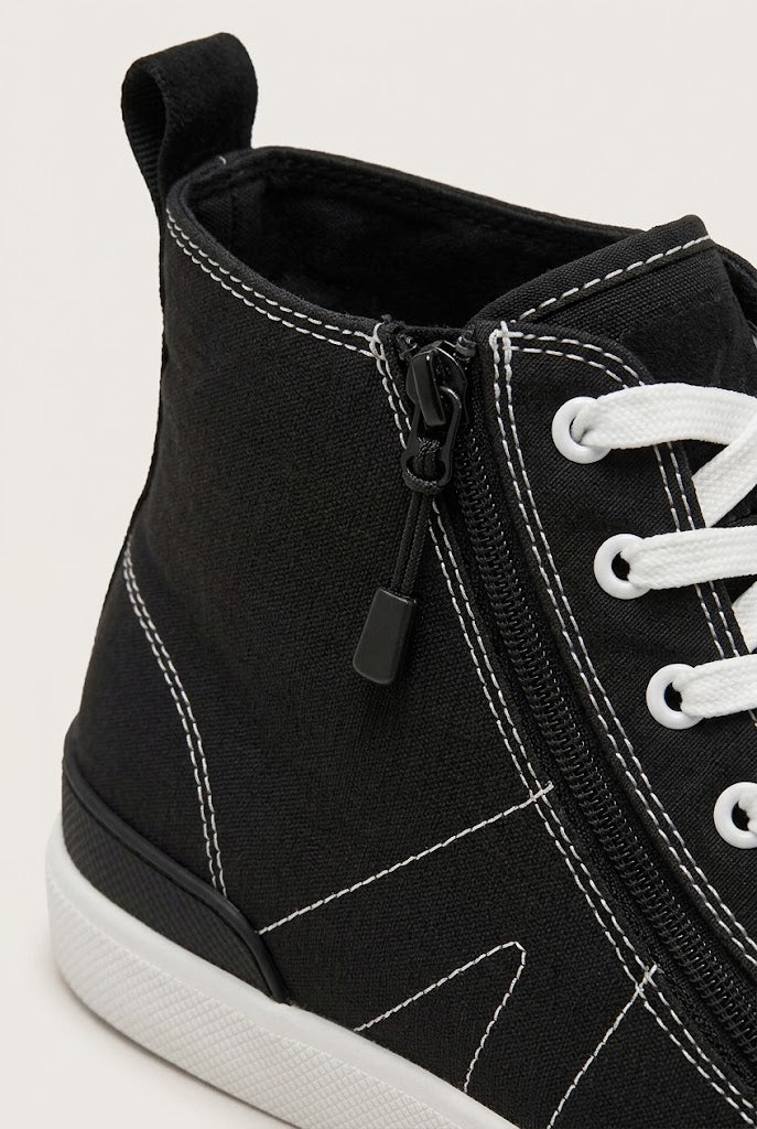High-top, built wide